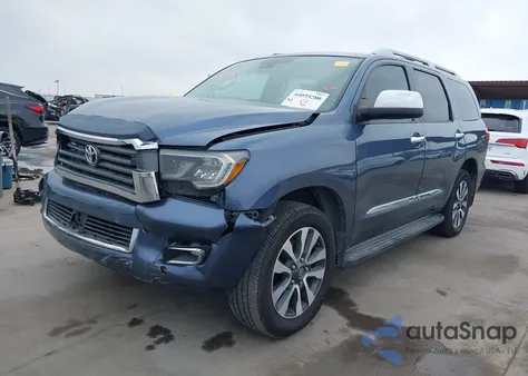2019 Toyota Sequoia Limited from USA, damaged, VIN 5TDKY5G18KS072285